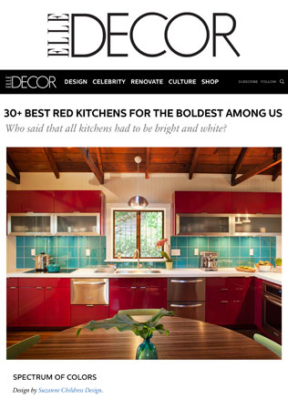 Suzanne Childress Design Elle Decor 30 Best Kitchens